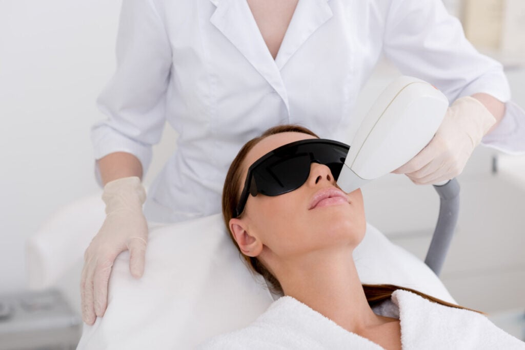 Diamond IPL laser treatment
